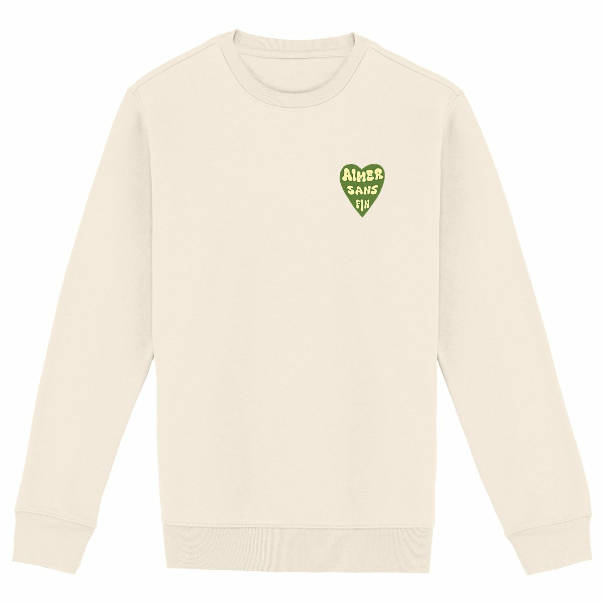 Sweatshirt Ivoire - Aimer sans fin