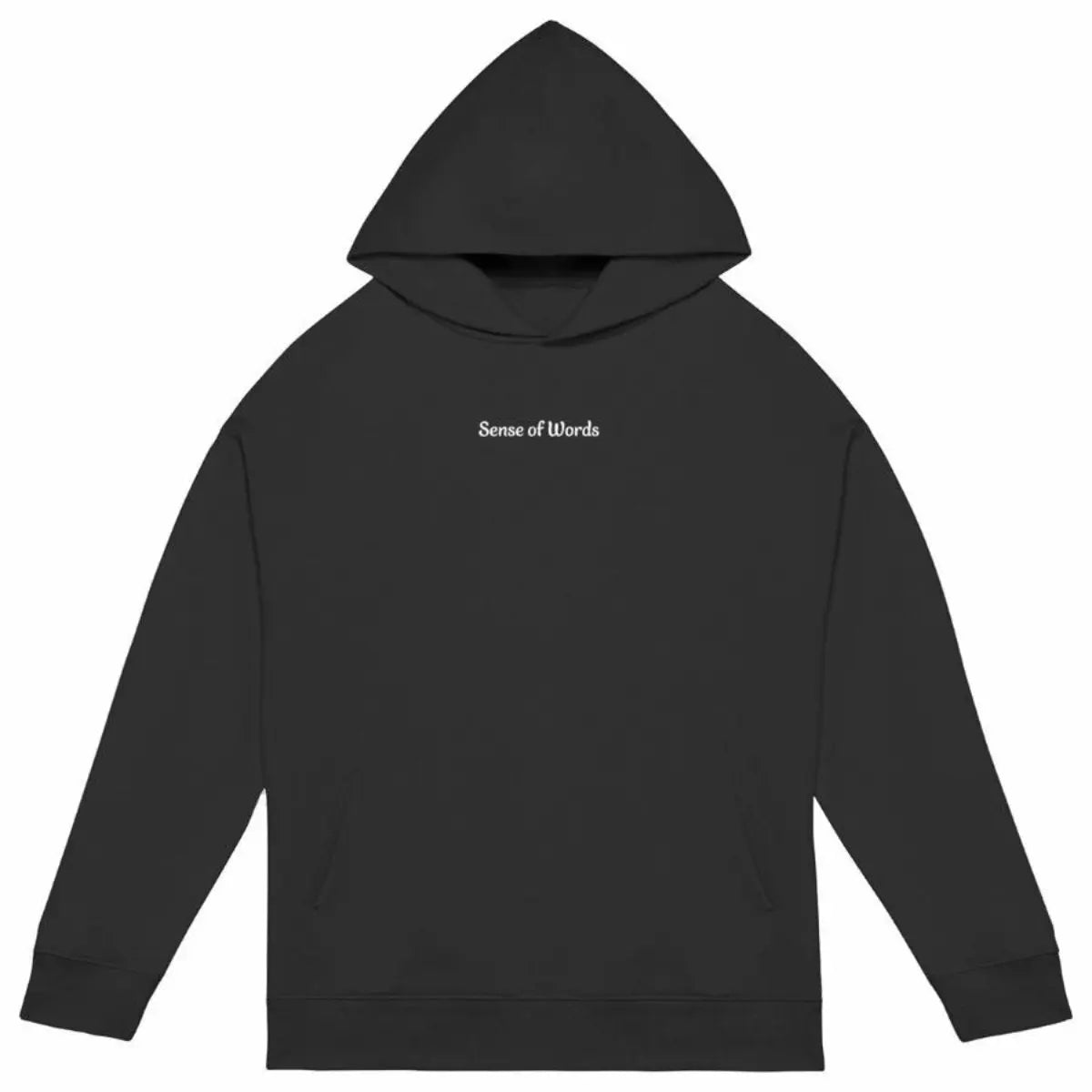 Sweatshirt Oversized face noir - Sense of Words